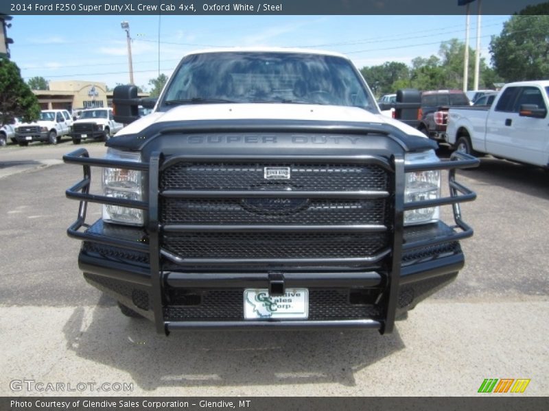 Oxford White / Steel 2014 Ford F250 Super Duty XL Crew Cab 4x4