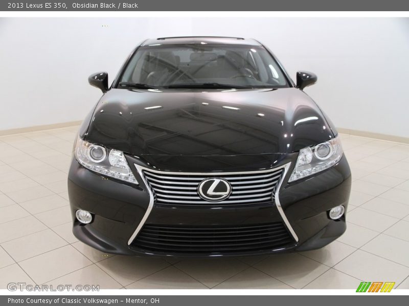 Obsidian Black / Black 2013 Lexus ES 350
