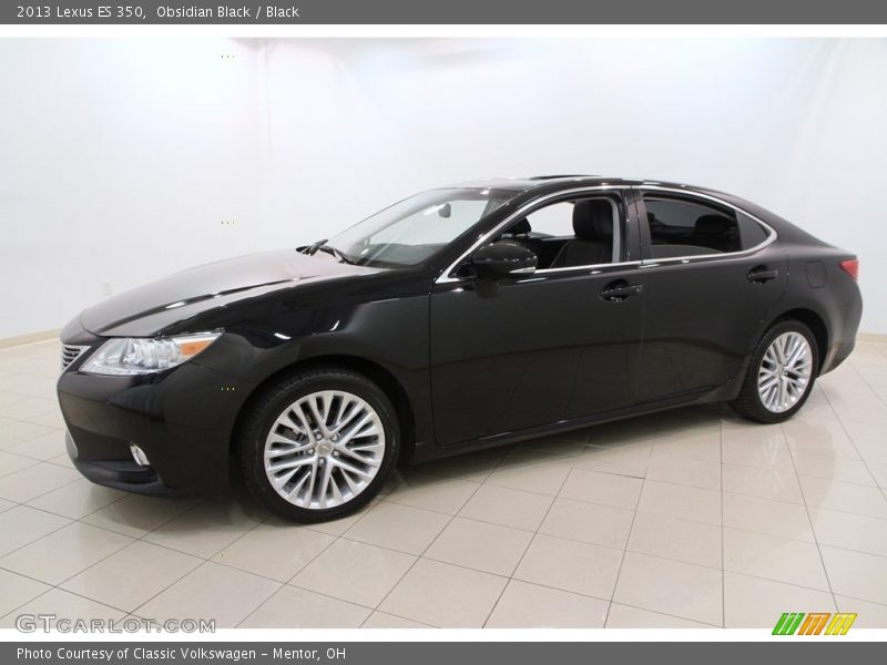 Obsidian Black / Black 2013 Lexus ES 350