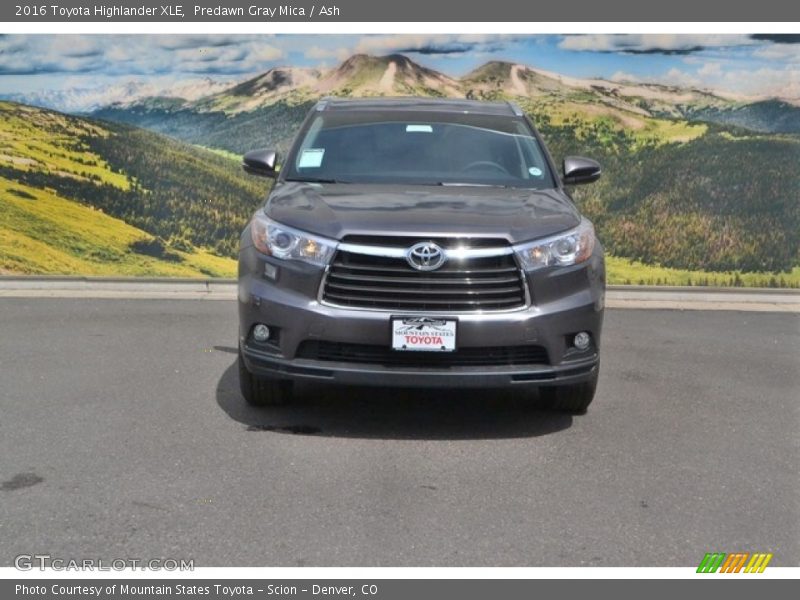 Predawn Gray Mica / Ash 2016 Toyota Highlander XLE