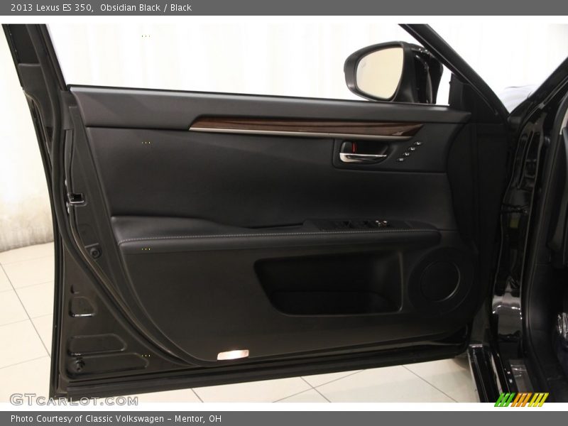 Obsidian Black / Black 2013 Lexus ES 350
