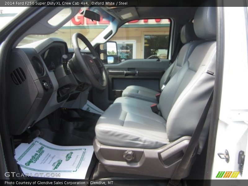 Oxford White / Steel 2014 Ford F250 Super Duty XL Crew Cab 4x4