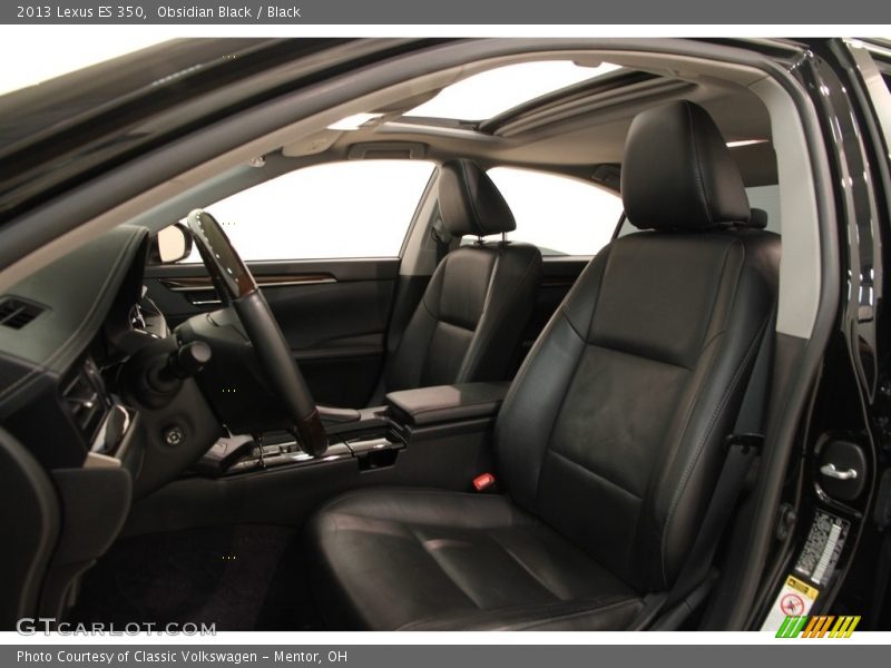 Obsidian Black / Black 2013 Lexus ES 350