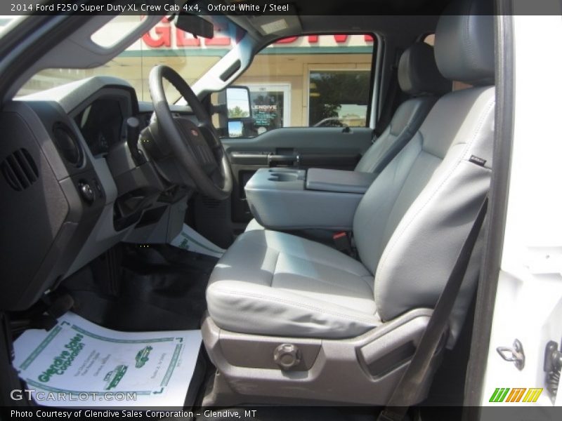 Oxford White / Steel 2014 Ford F250 Super Duty XL Crew Cab 4x4