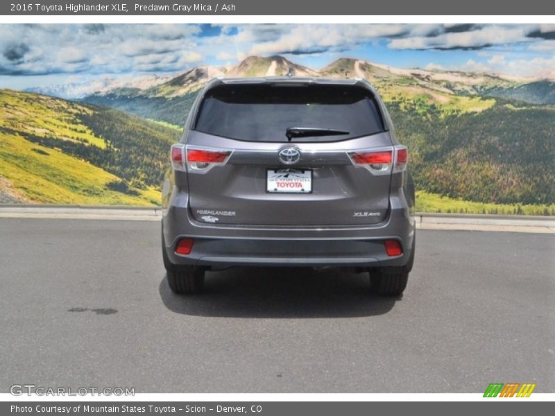 Predawn Gray Mica / Ash 2016 Toyota Highlander XLE