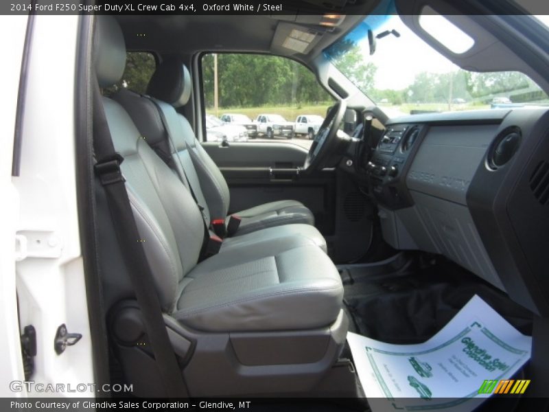 Oxford White / Steel 2014 Ford F250 Super Duty XL Crew Cab 4x4