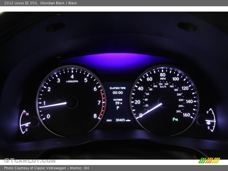 Obsidian Black / Black 2013 Lexus ES 350