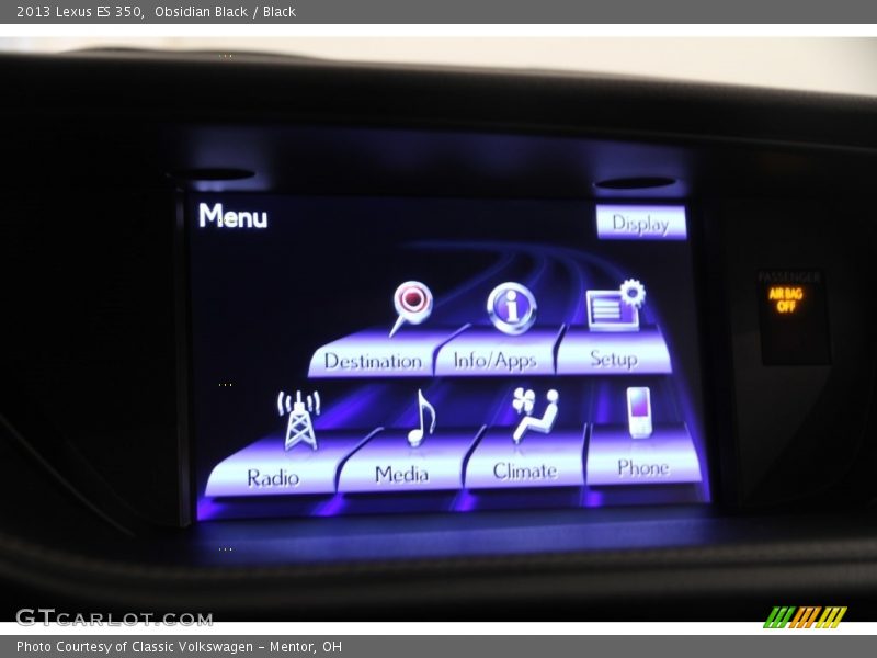 Obsidian Black / Black 2013 Lexus ES 350