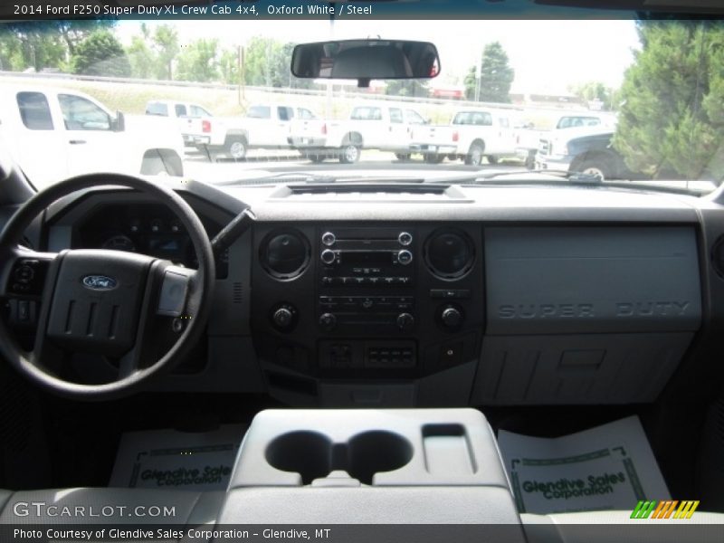 Oxford White / Steel 2014 Ford F250 Super Duty XL Crew Cab 4x4