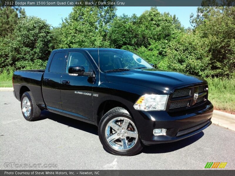 Black / Dark Slate Gray 2012 Dodge Ram 1500 Sport Quad Cab 4x4