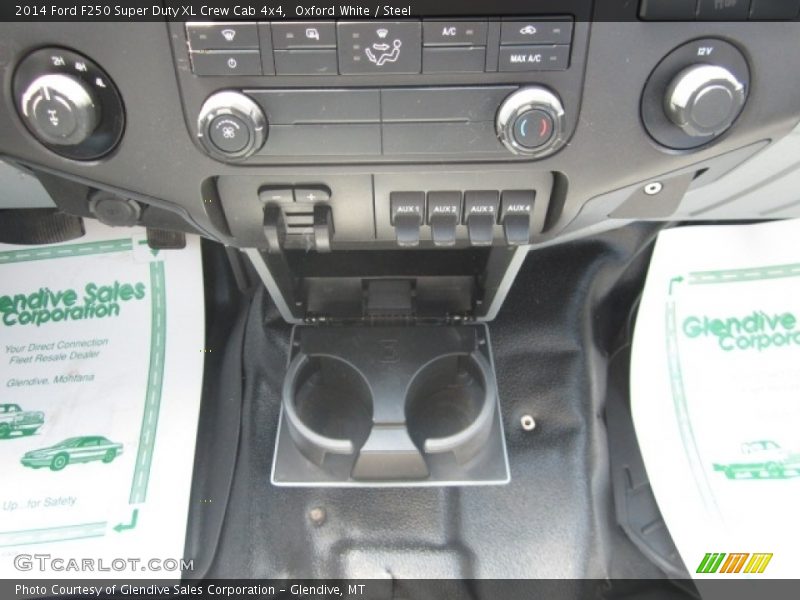 Oxford White / Steel 2014 Ford F250 Super Duty XL Crew Cab 4x4