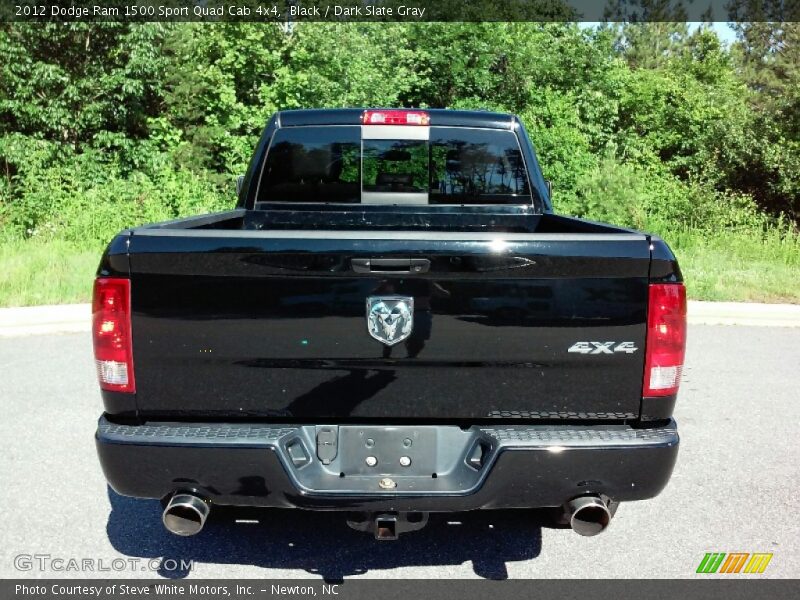 Black / Dark Slate Gray 2012 Dodge Ram 1500 Sport Quad Cab 4x4