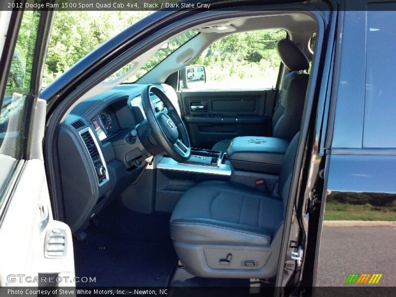 Black / Dark Slate Gray 2012 Dodge Ram 1500 Sport Quad Cab 4x4