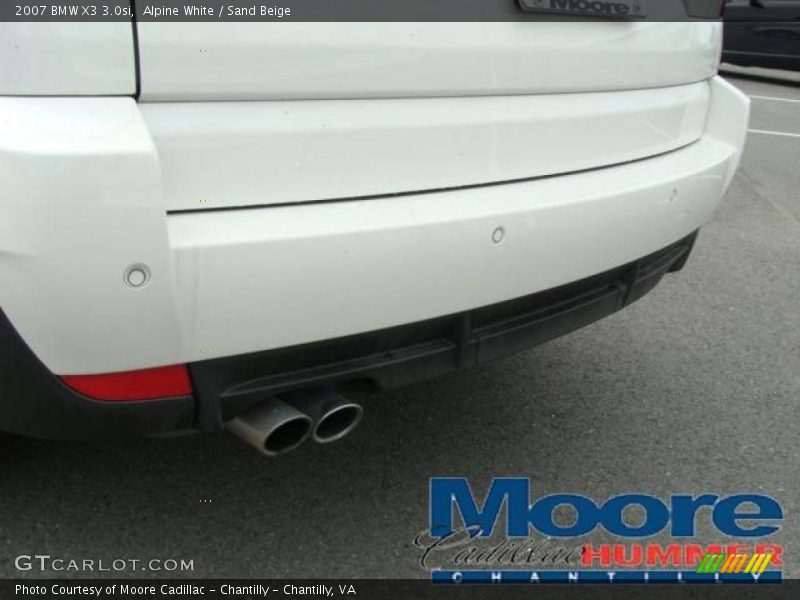 Alpine White / Sand Beige 2007 BMW X3 3.0si