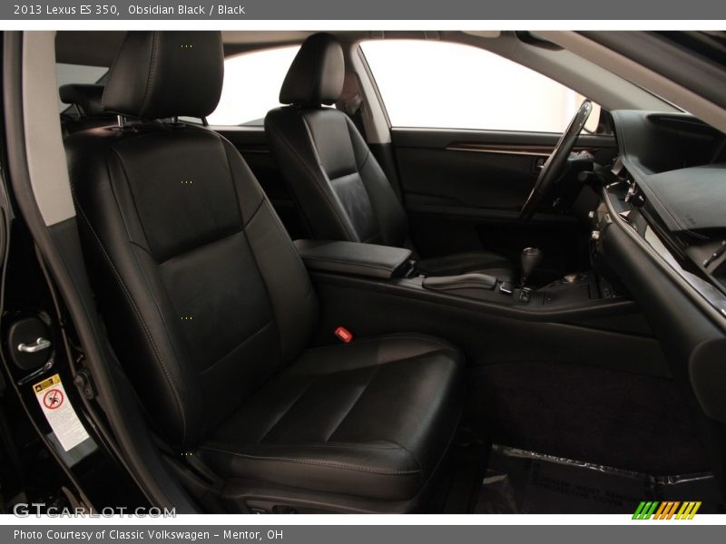 Obsidian Black / Black 2013 Lexus ES 350