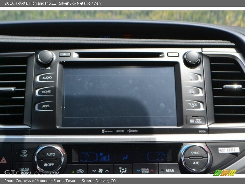 Silver Sky Metallic / Ash 2016 Toyota Highlander XLE
