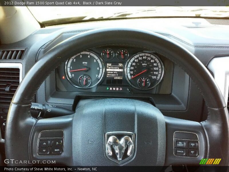 Black / Dark Slate Gray 2012 Dodge Ram 1500 Sport Quad Cab 4x4