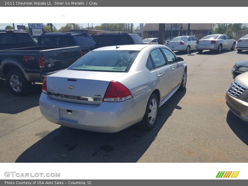 Silver Ice Metallic / Gray 2011 Chevrolet Impala LS