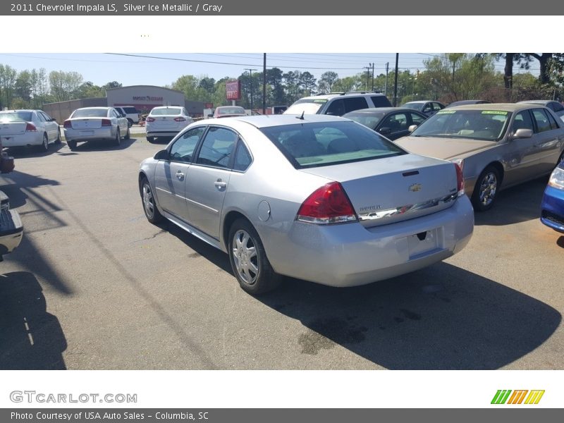 Silver Ice Metallic / Gray 2011 Chevrolet Impala LS