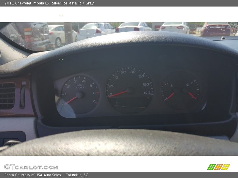 Silver Ice Metallic / Gray 2011 Chevrolet Impala LS