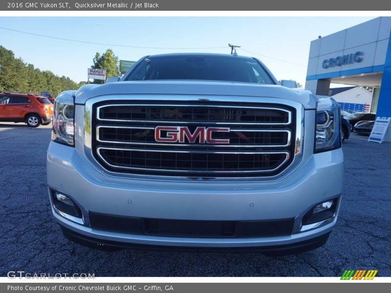 Quicksilver Metallic / Jet Black 2016 GMC Yukon SLT