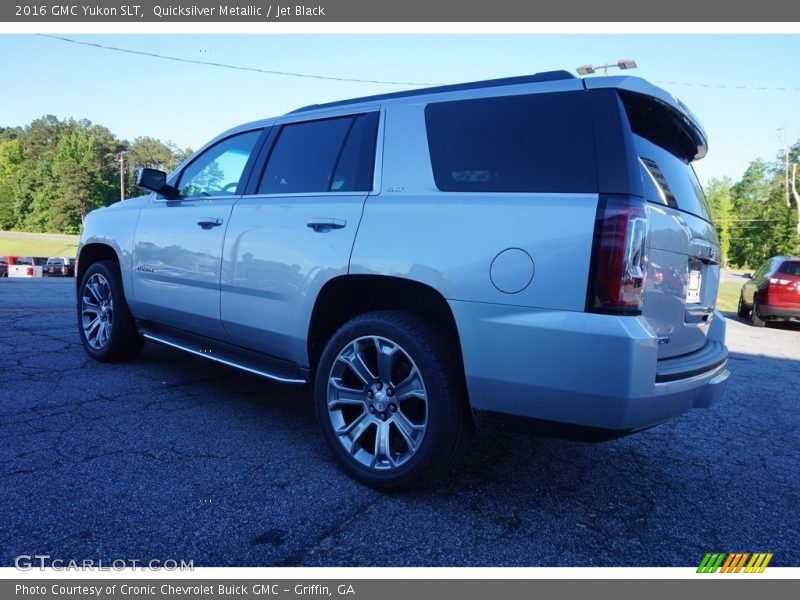 Quicksilver Metallic / Jet Black 2016 GMC Yukon SLT