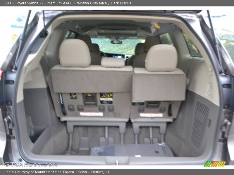 Predawn Gray Mica / Dark Bisque 2016 Toyota Sienna XLE Premium AWD