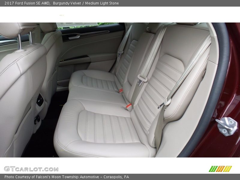 Burgundy Velvet / Medium Light Stone 2017 Ford Fusion SE AWD