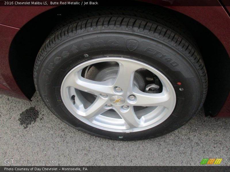 Butte Red Metallic / Jet Black 2016 Chevrolet Malibu LS