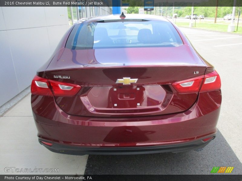 Butte Red Metallic / Jet Black 2016 Chevrolet Malibu LS
