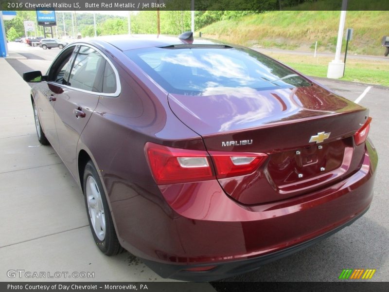 Butte Red Metallic / Jet Black 2016 Chevrolet Malibu LS