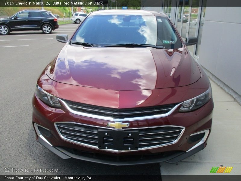 Butte Red Metallic / Jet Black 2016 Chevrolet Malibu LS