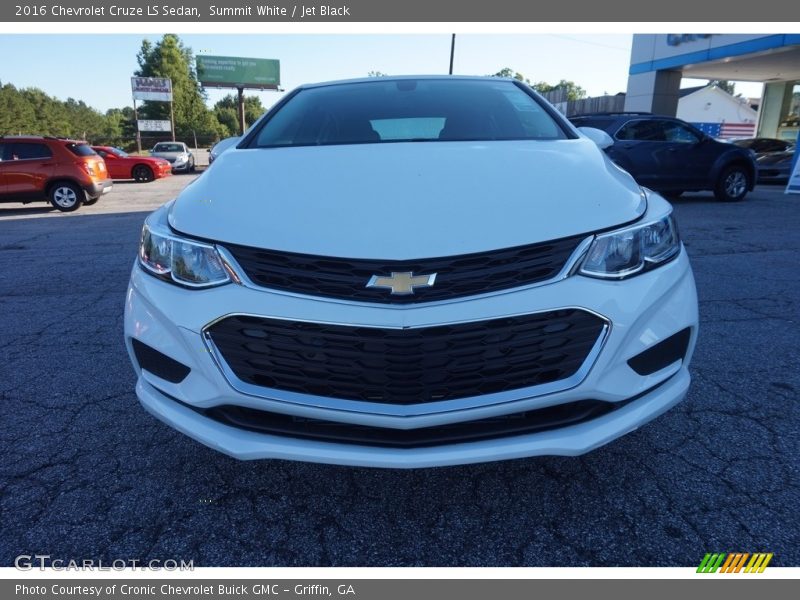 Summit White / Jet Black 2016 Chevrolet Cruze LS Sedan