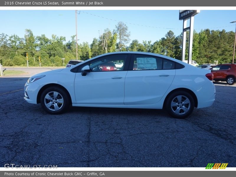 Summit White / Jet Black 2016 Chevrolet Cruze LS Sedan