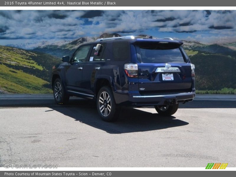 Nautical Blue Metallic / Black 2016 Toyota 4Runner Limited 4x4