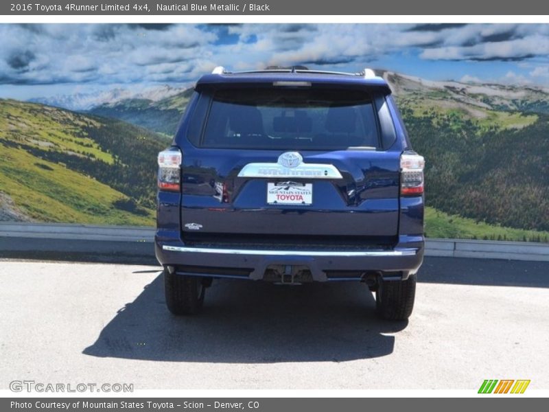 Nautical Blue Metallic / Black 2016 Toyota 4Runner Limited 4x4