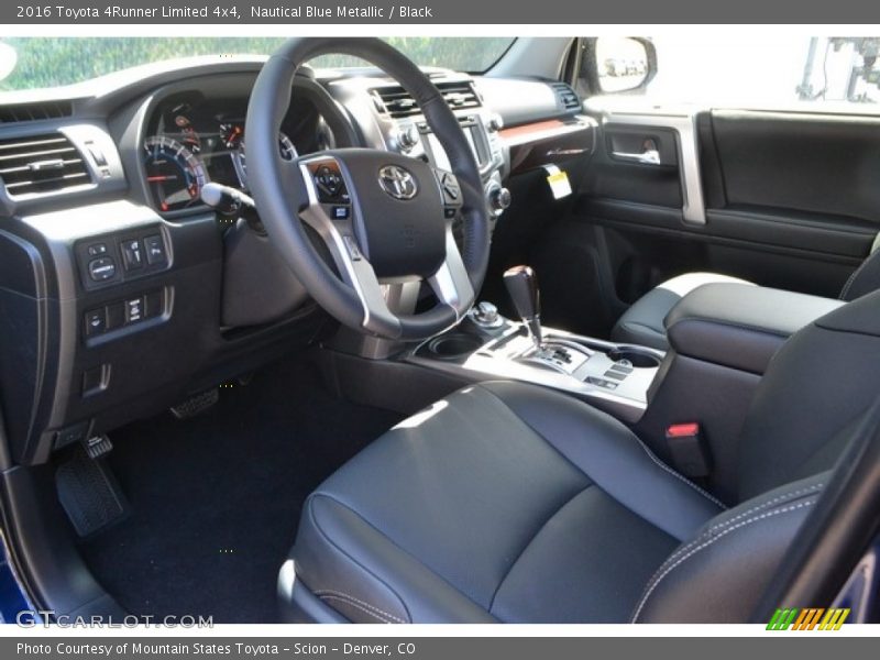 Nautical Blue Metallic / Black 2016 Toyota 4Runner Limited 4x4