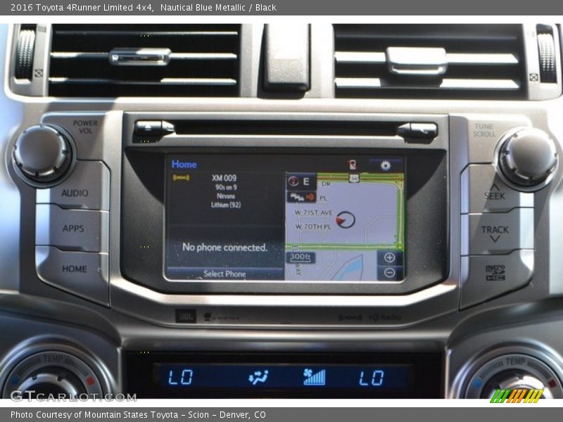 Nautical Blue Metallic / Black 2016 Toyota 4Runner Limited 4x4