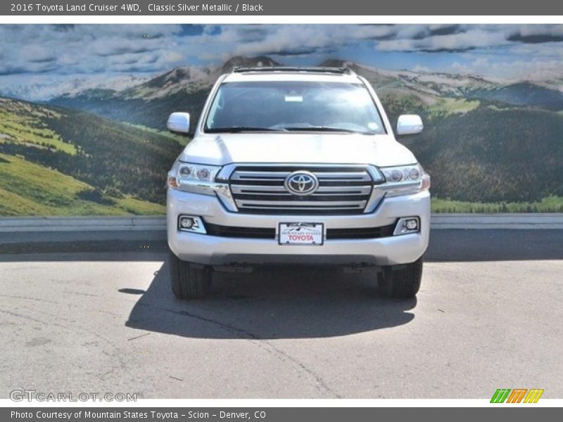Classic Silver Metallic / Black 2016 Toyota Land Cruiser 4WD