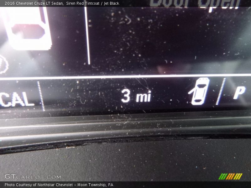 Siren Red Tintcoat / Jet Black 2016 Chevrolet Cruze LT Sedan