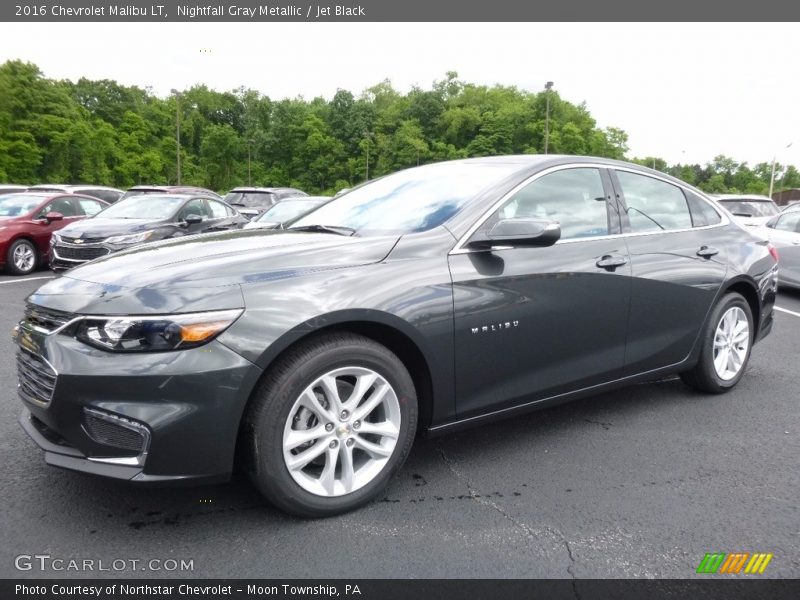 Nightfall Gray Metallic / Jet Black 2016 Chevrolet Malibu LT