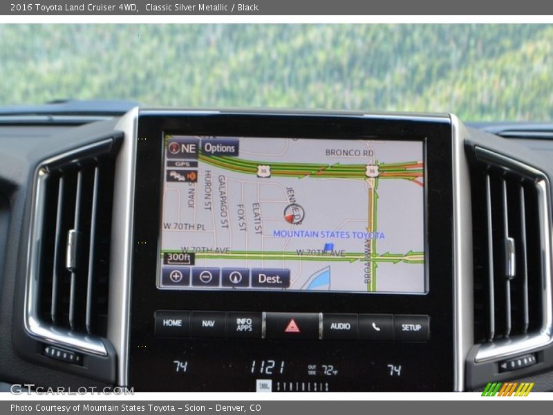 Classic Silver Metallic / Black 2016 Toyota Land Cruiser 4WD