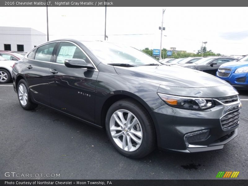 Nightfall Gray Metallic / Jet Black 2016 Chevrolet Malibu LT