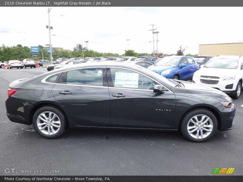 Nightfall Gray Metallic / Jet Black 2016 Chevrolet Malibu LT