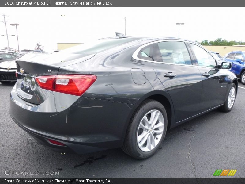 Nightfall Gray Metallic / Jet Black 2016 Chevrolet Malibu LT