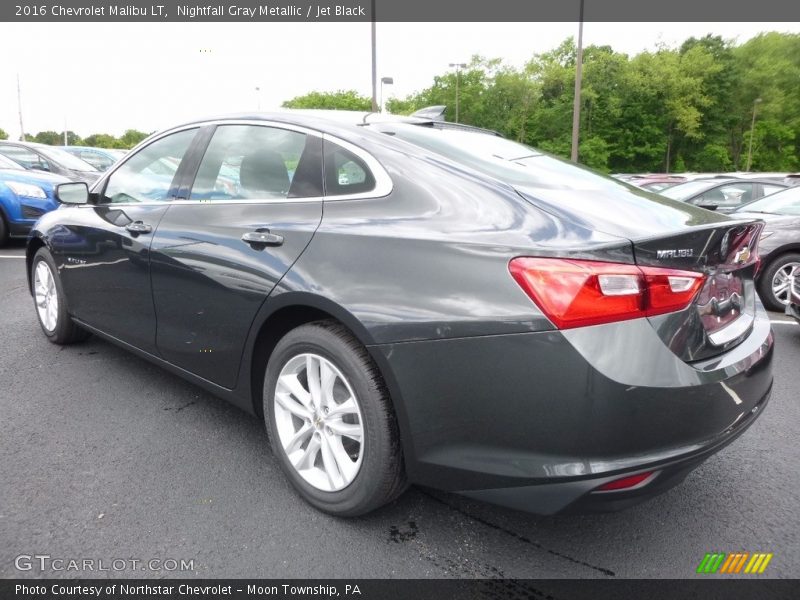 Nightfall Gray Metallic / Jet Black 2016 Chevrolet Malibu LT