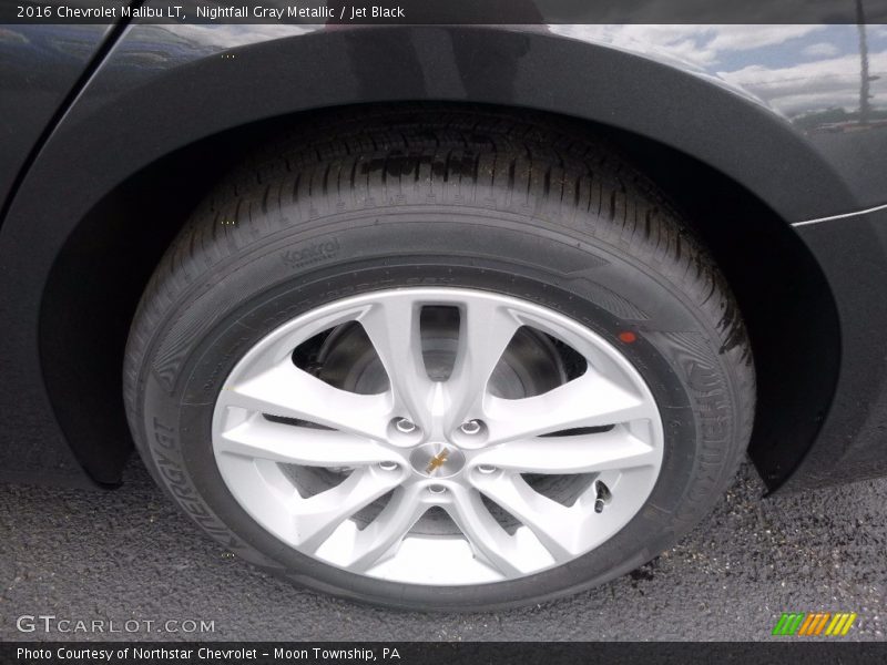 Nightfall Gray Metallic / Jet Black 2016 Chevrolet Malibu LT