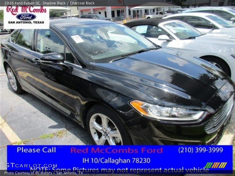Shadow Black / Charcoal Black 2016 Ford Fusion SE