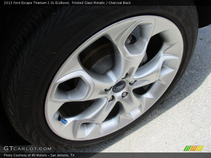 Frosted Glass Metallic / Charcoal Black 2013 Ford Escape Titanium 2.0L EcoBoost