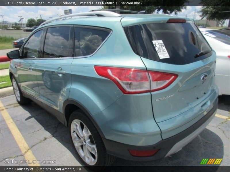 Frosted Glass Metallic / Charcoal Black 2013 Ford Escape Titanium 2.0L EcoBoost